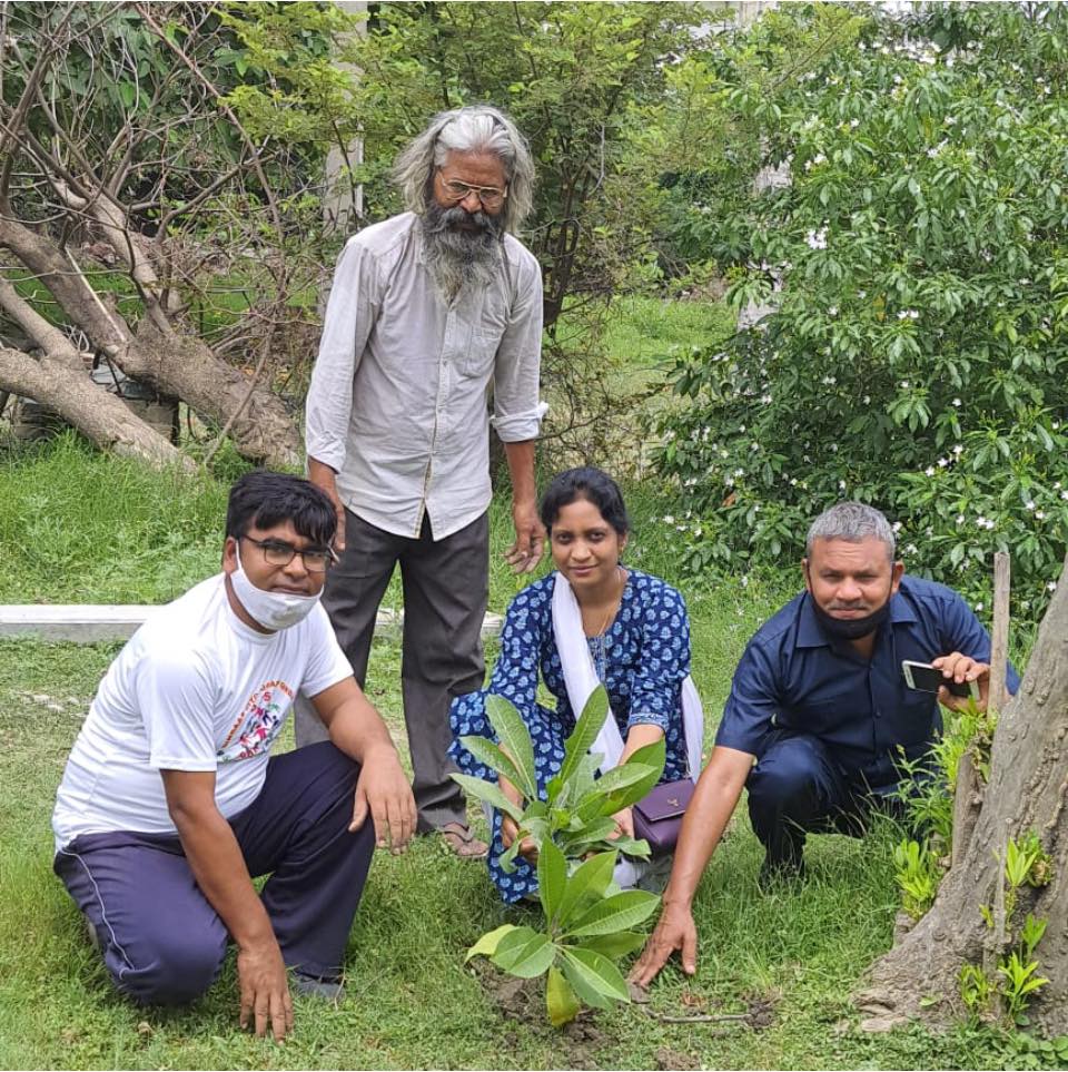 Plantation work done by BWF Team today in Kanpur